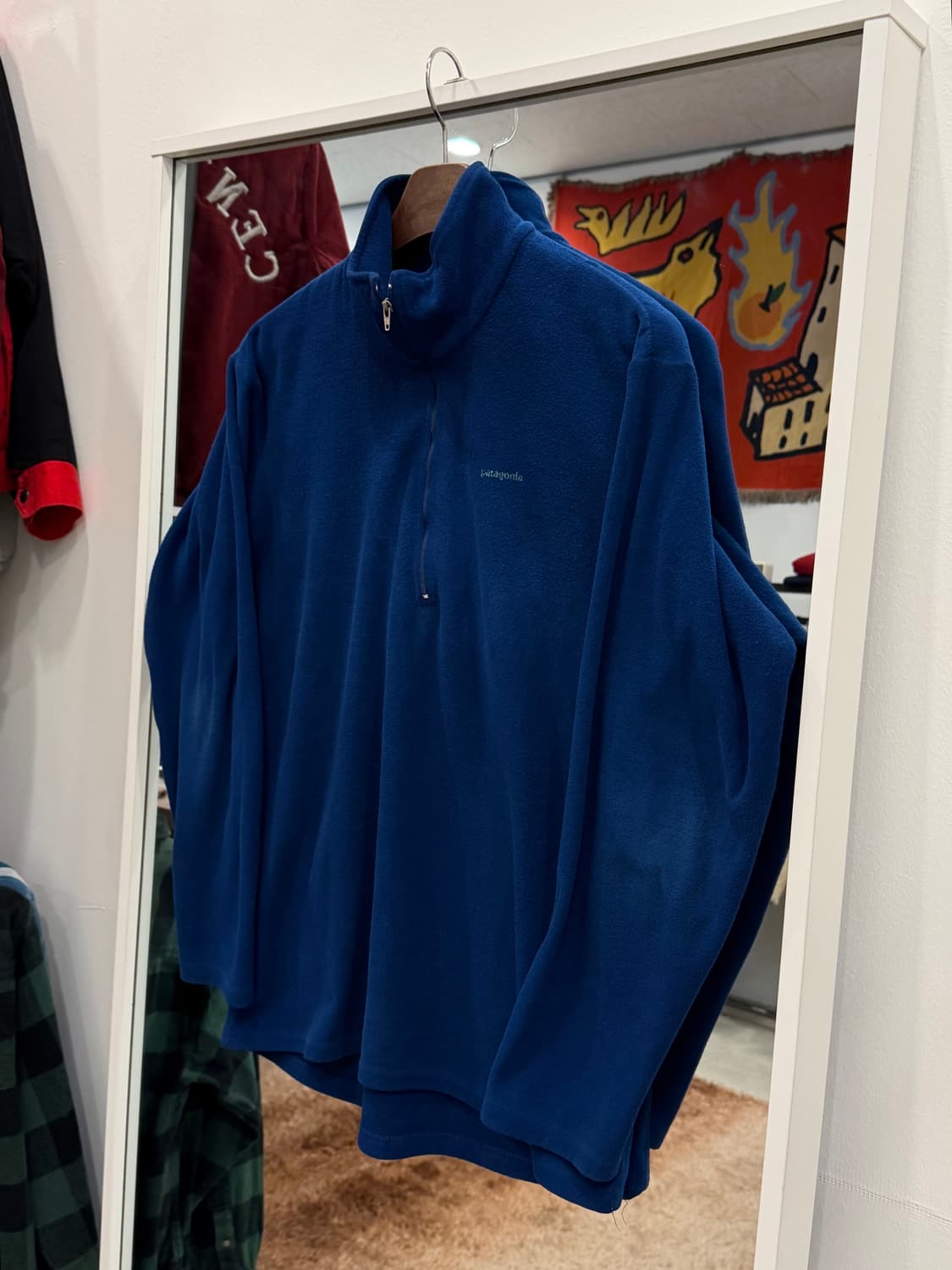 90s Patagonia 파타고니아 Capilene 하프넥 플리스 USA 상품이미지1