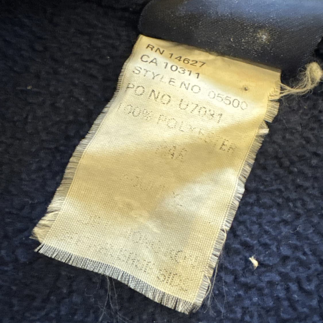  엄브로 크리스피 타슬란 카라 하프 집업  상품이미지6