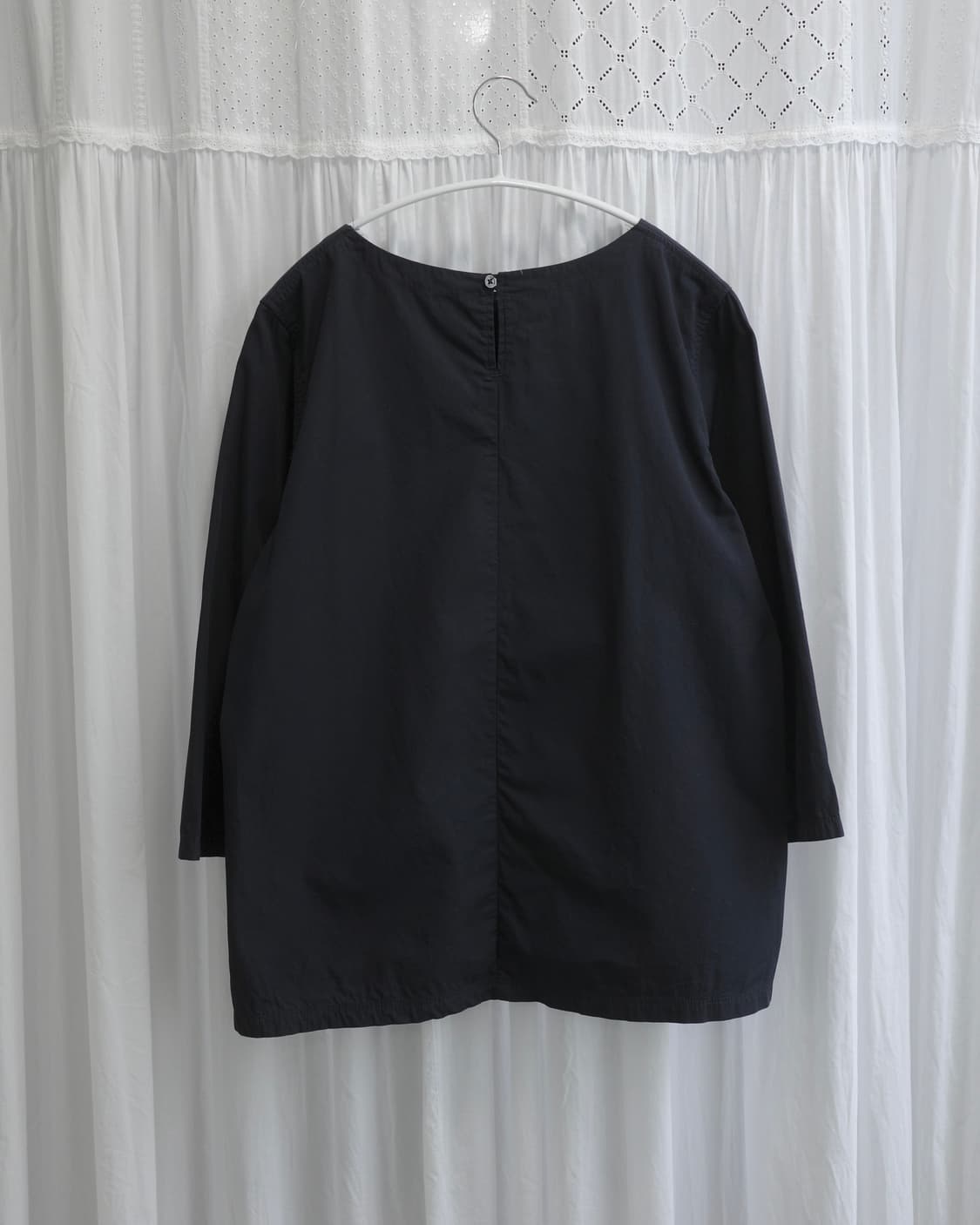 Minimul black tunic top 상품이미지3
