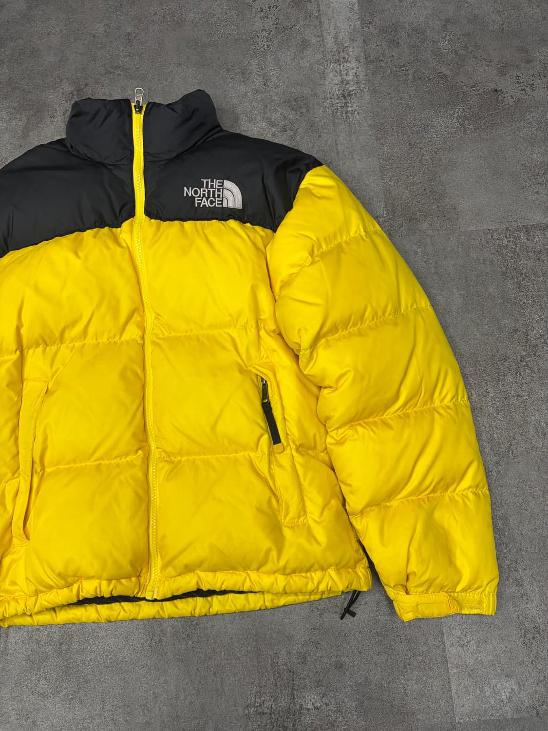 노스페이스 700 구형 눕시 옐로우  구스 패딩 자켓 상품이미지3