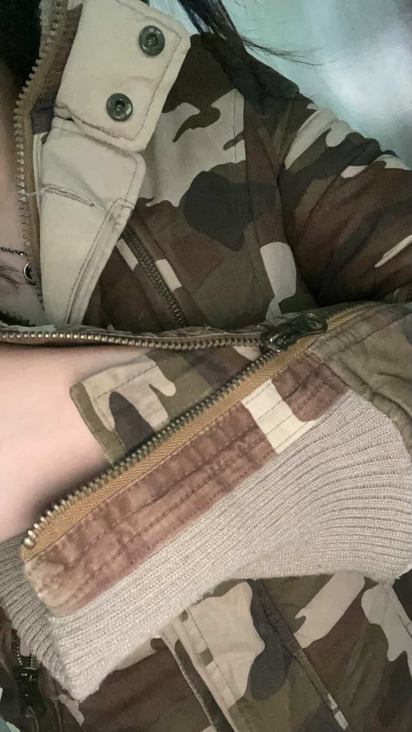 일본 빈티지 카모 자켓 y2k  상품이미지3