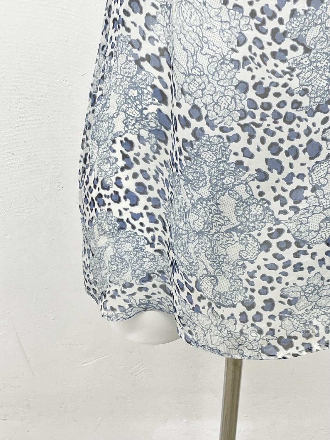 오리엔탈 블루 호피 슬립 상품이미지3