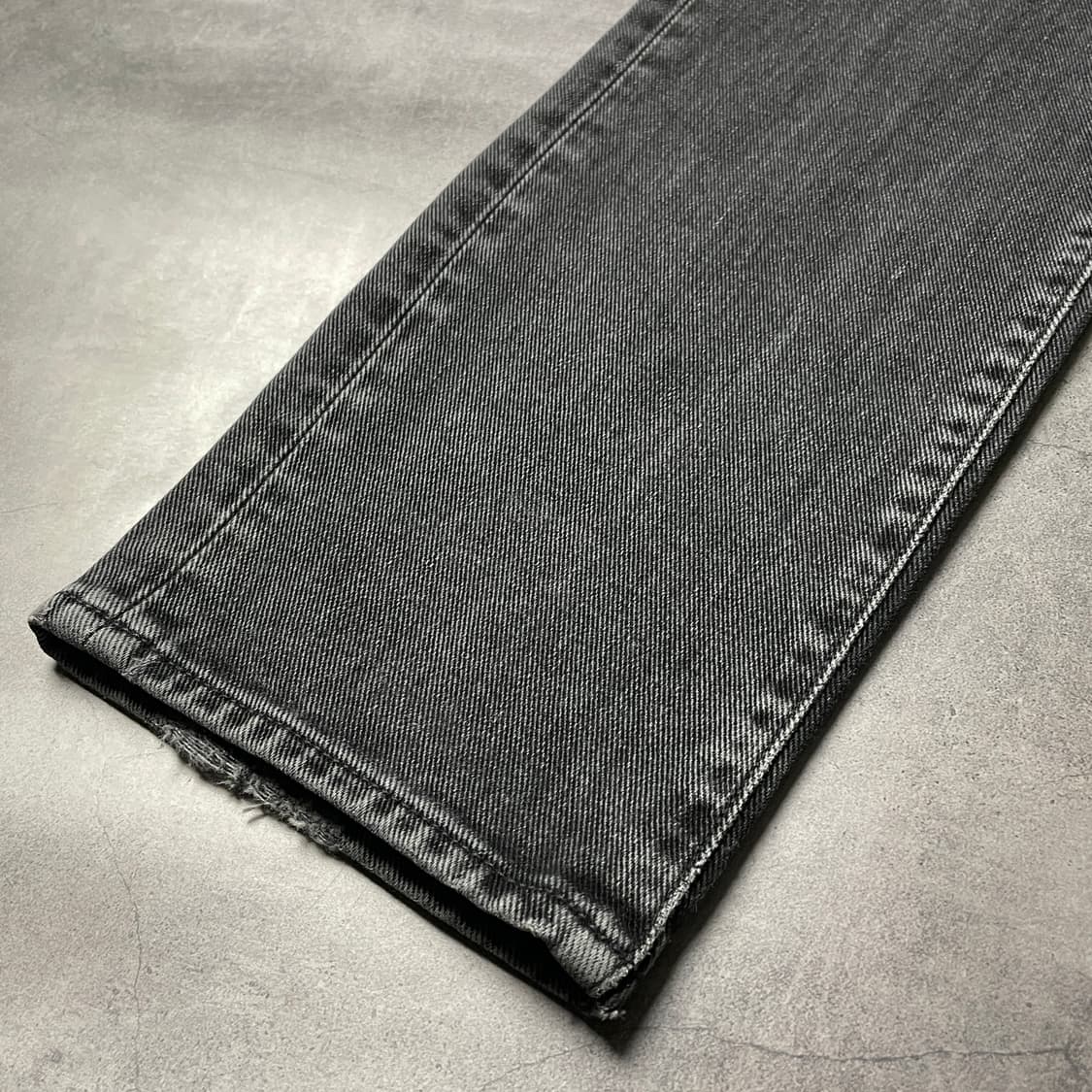 CARHARTT 칼하트 WIP 슬림 테이퍼드 흑청 데님 팬츠 A00828 상품이미지4