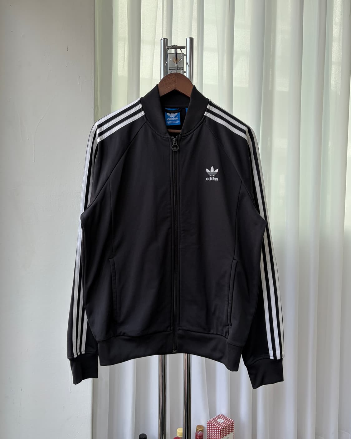 [XL]아디다스 트레포일 SST 블랙 트랙탑 져지 상품이미지3