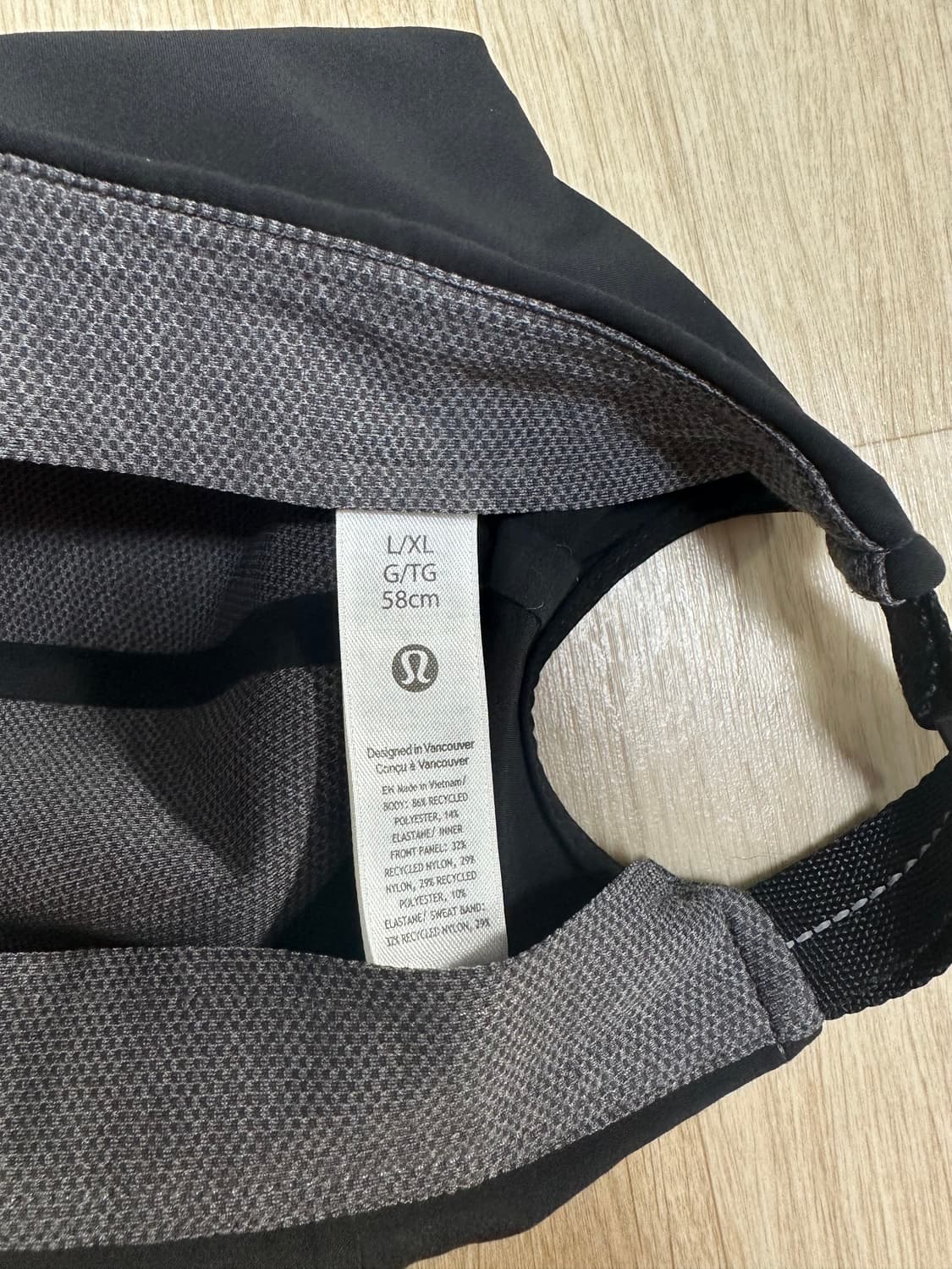 룰루레몬 모자 블랙 L/XL, 헤어밴드  묶어 팝니다 상품이미지3