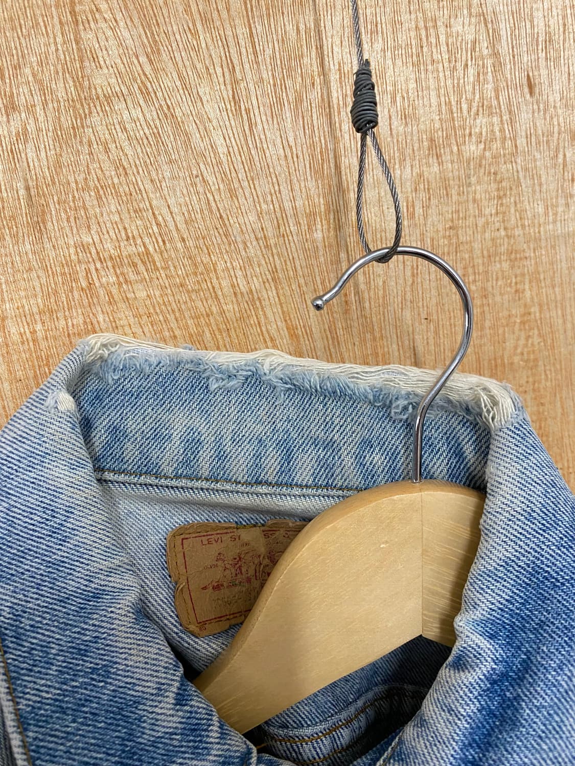 90s LEVI'S USA denim jacket 90년대 데님 자켓 상품이미지8