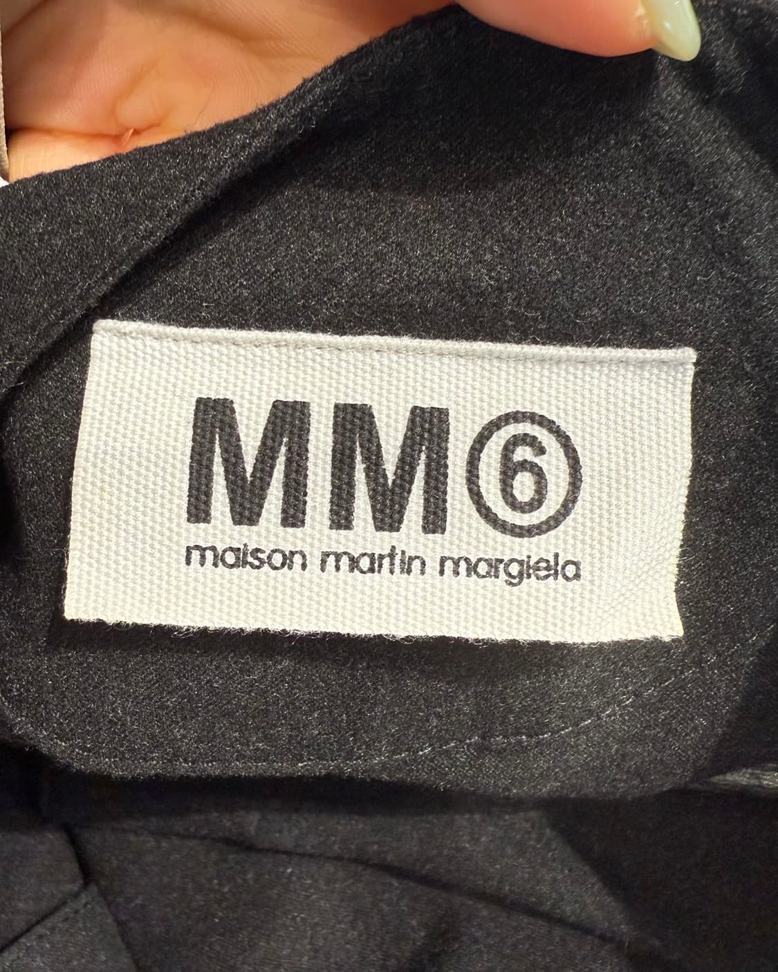 mm6 블랙 사선 집업 자켓  상품이미지8