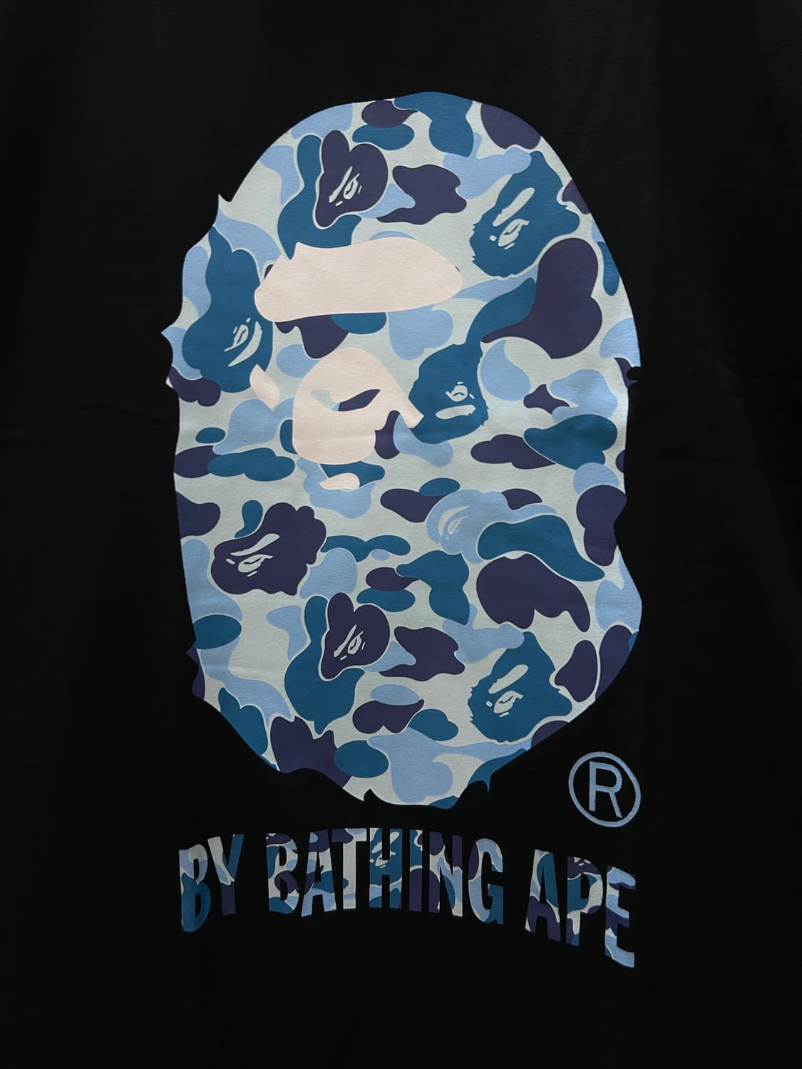 BAPE Blue Camo Saru T-Shirts 상품이미지3