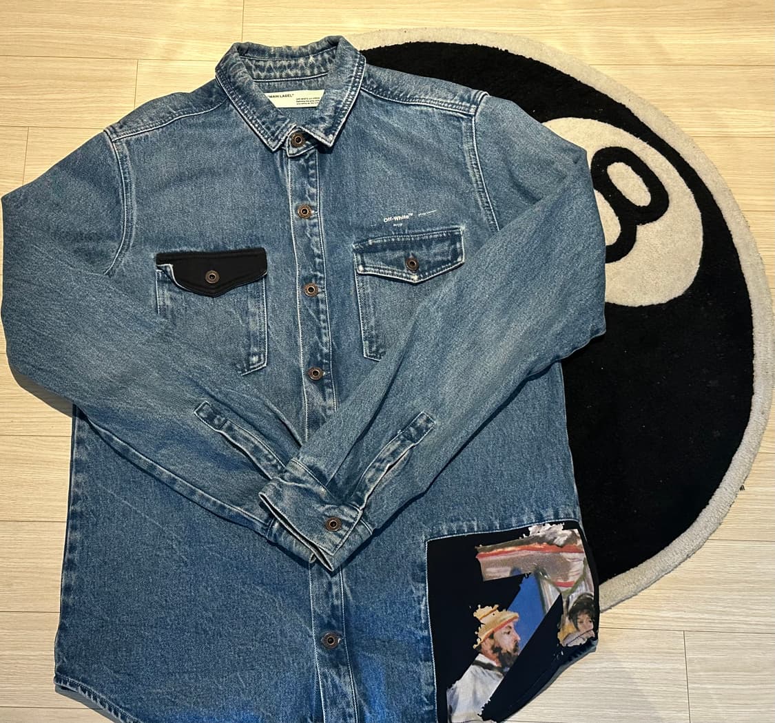 오프화이트 2019S/S 데님 셔츠 상품이미지1