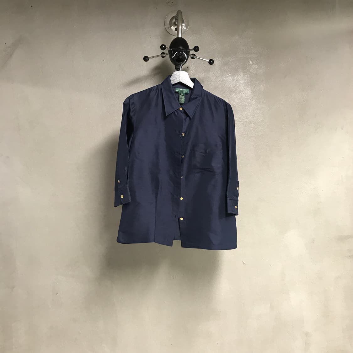 랄프로렌 네이비 실크 셔츠 8P(W) 상품이미지1