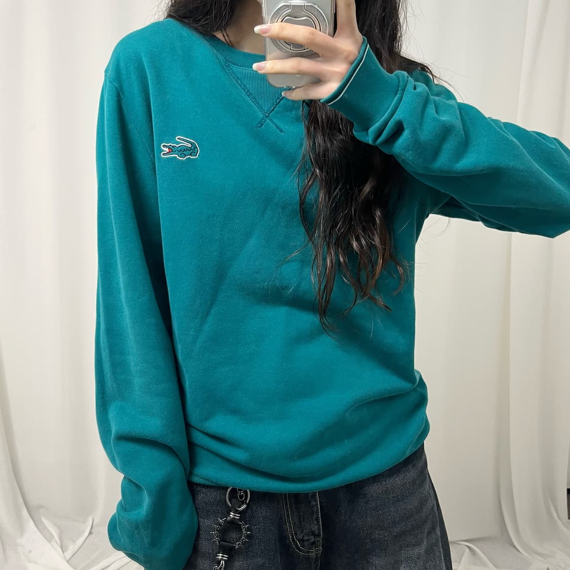 Lacoste green sweatshirt 상품이미지2