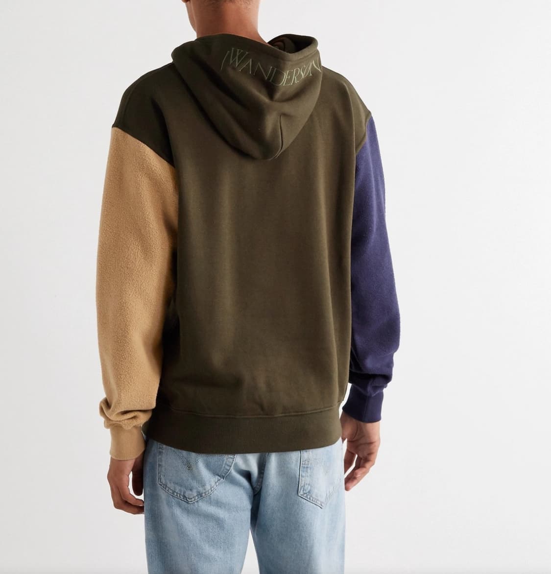 jw anderson 후리스 컬러블록 후드 상품이미지2