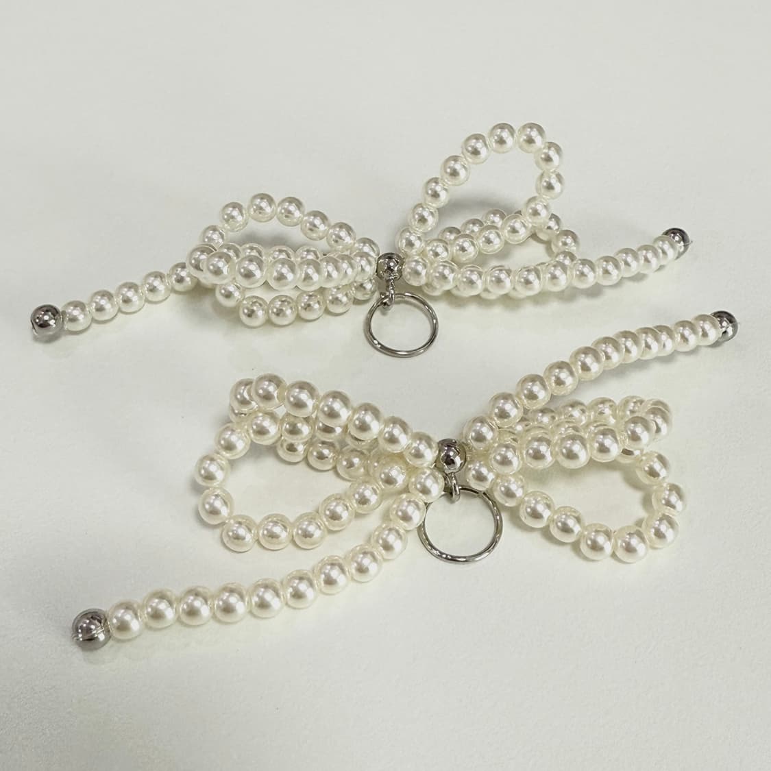 신꾸 진주리본 슈참 2p세트 상품이미지1