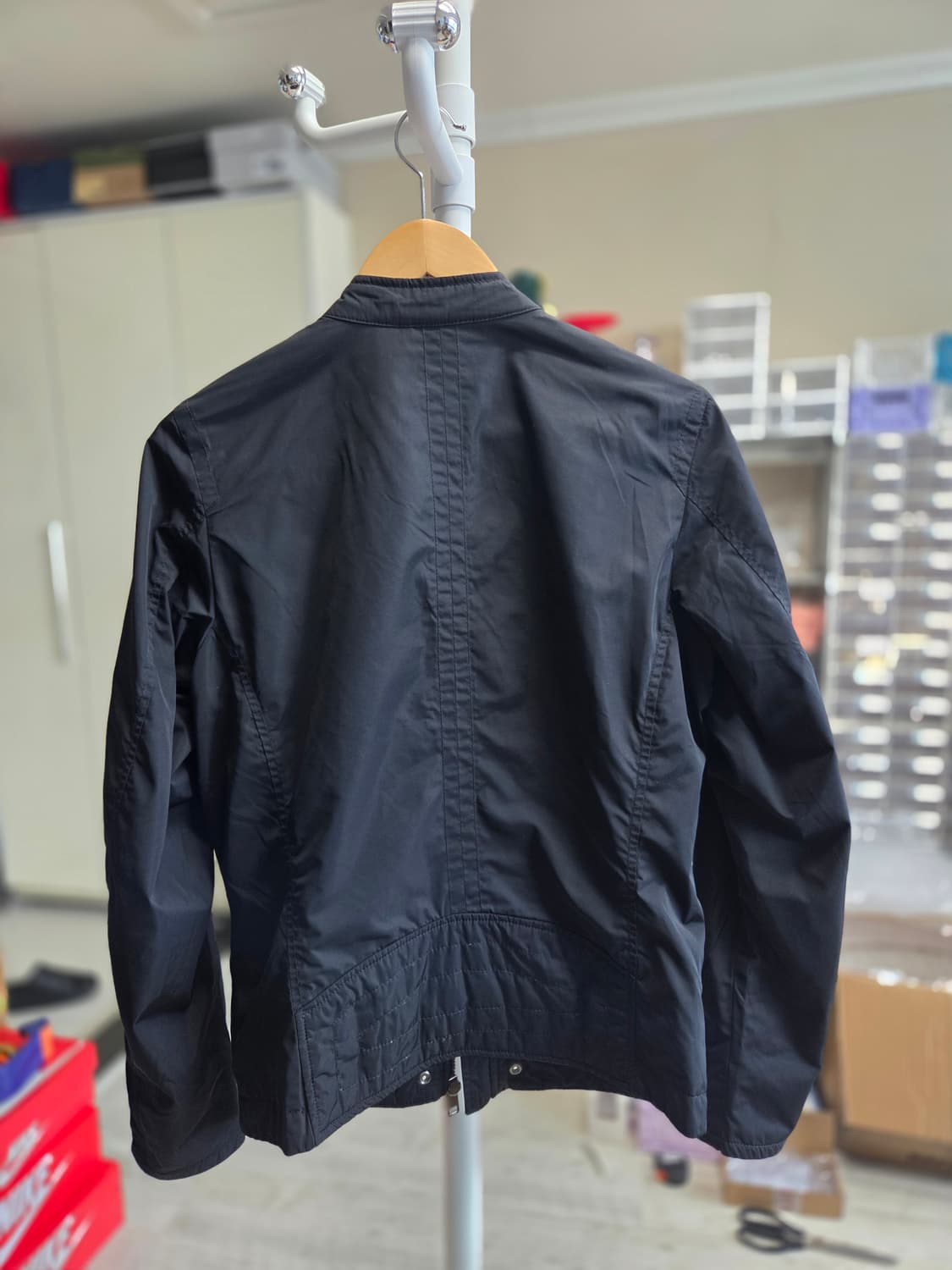 디젤 멀티포켓 바이커 자켓  블랙 봄버 자켓 A급 상품이미지2