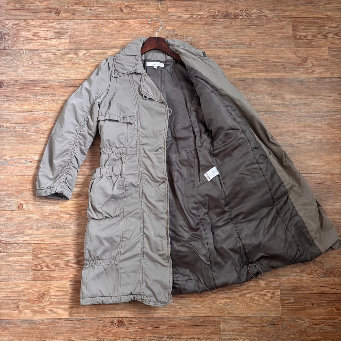 플라스틱 아일랜드 S 캐주얼 코트 소프트 트렌치  상품이미지10