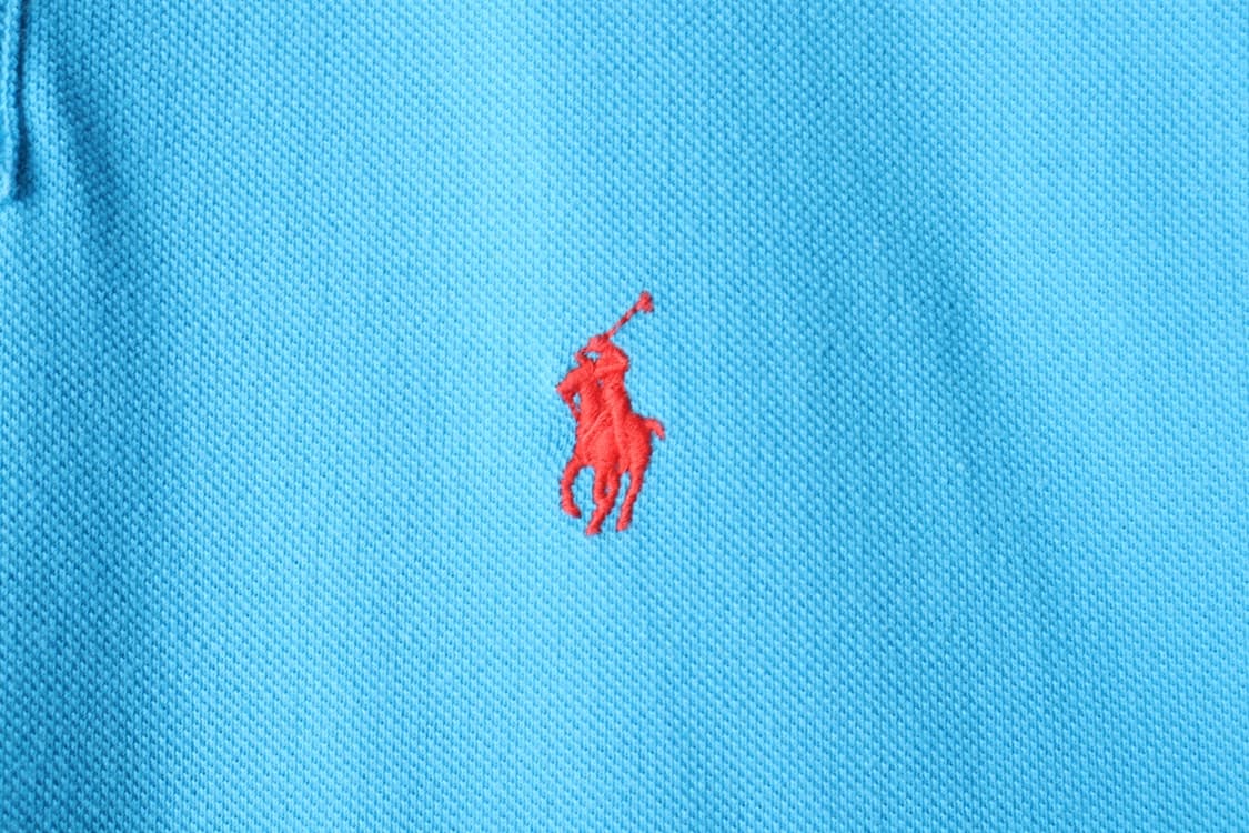 (L-XL) 폴로 랄프로렌 반팔 카라 티셔츠 연블루 무지-H30622 상품이미지5