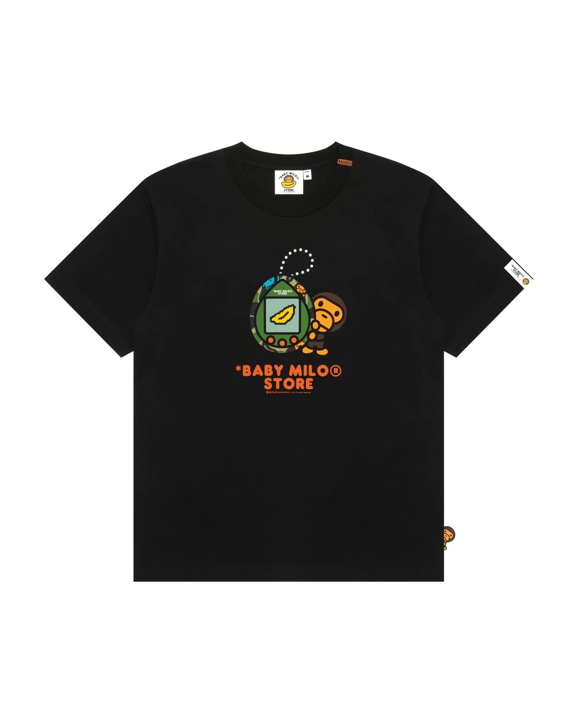 (오더) 베이프 베이비 마일로 26SS 다마고치 반팔 티셔츠 블랙 S 상품이미지1