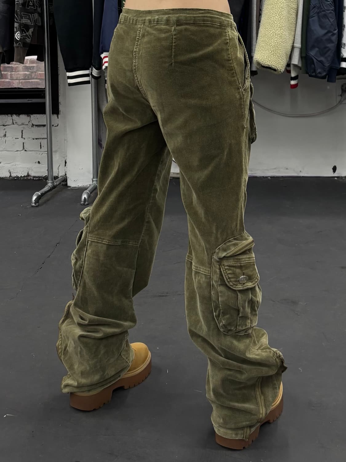 VTG 코듀로이 부츠컷 카고팬츠 상품이미지5