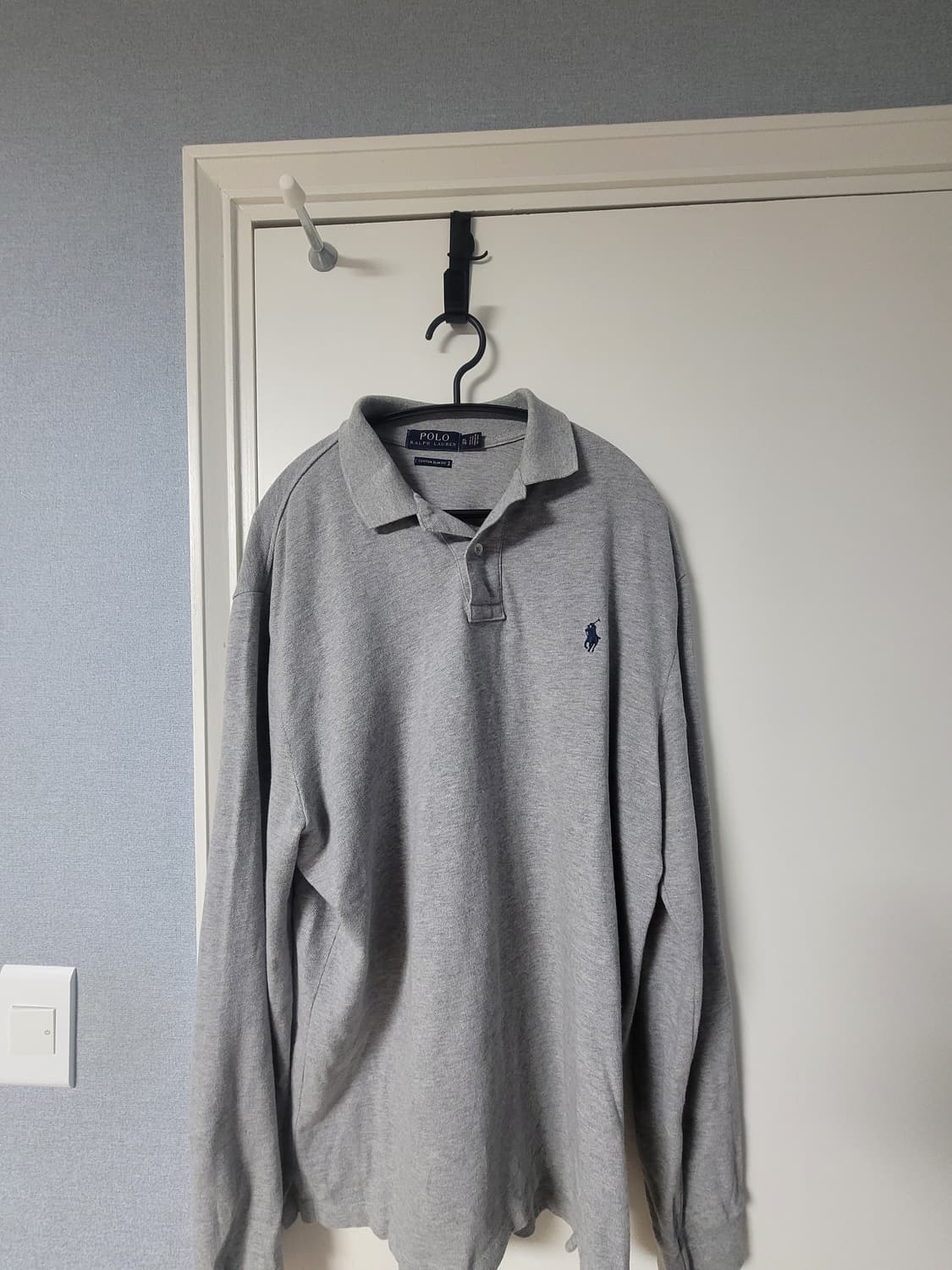 [XL] 폴로 랄프로렌 커스텀 슬림핏 긴팔 카라티 상품이미지1