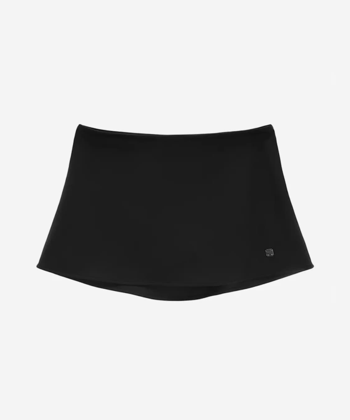 마뗑킴 플레어 마이크로 팬츠 스커트 블랙  상품이미지3