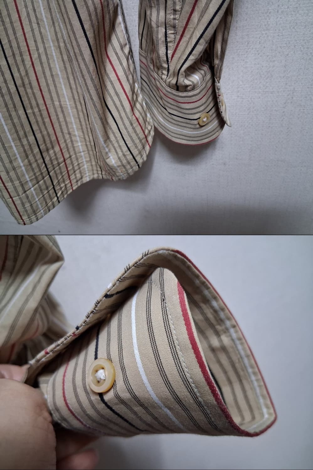 버버리 런던 스트라이프 면셔츠 드레스셔츠겸 캐쥬얼
100L 상품이미지6