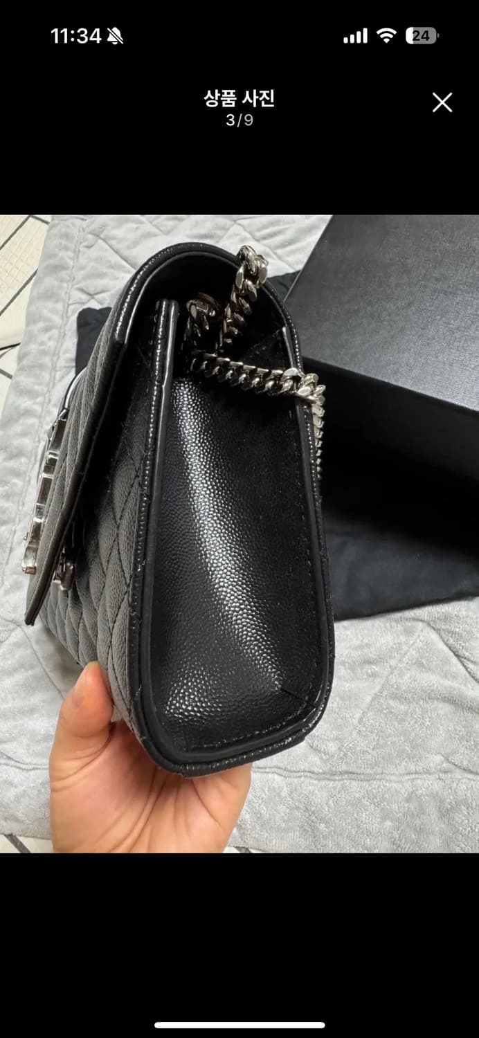 생로랑 엔벨로프 스몰 은장 상품이미지7