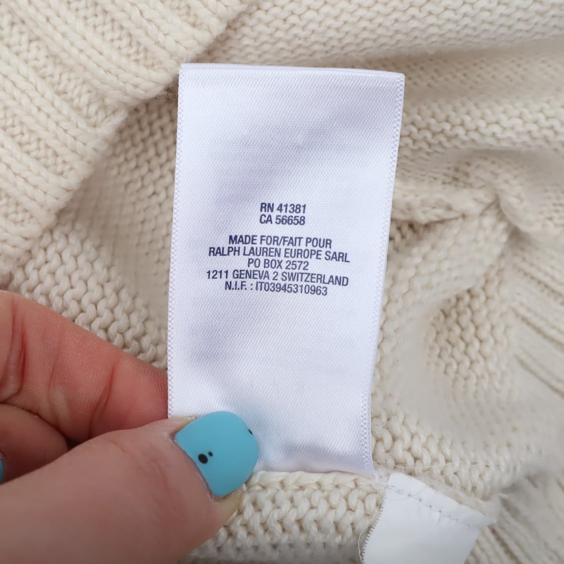 폴로 랄프로렌 빅포니 아이보리 니트 집업 자켓 상품이미지10