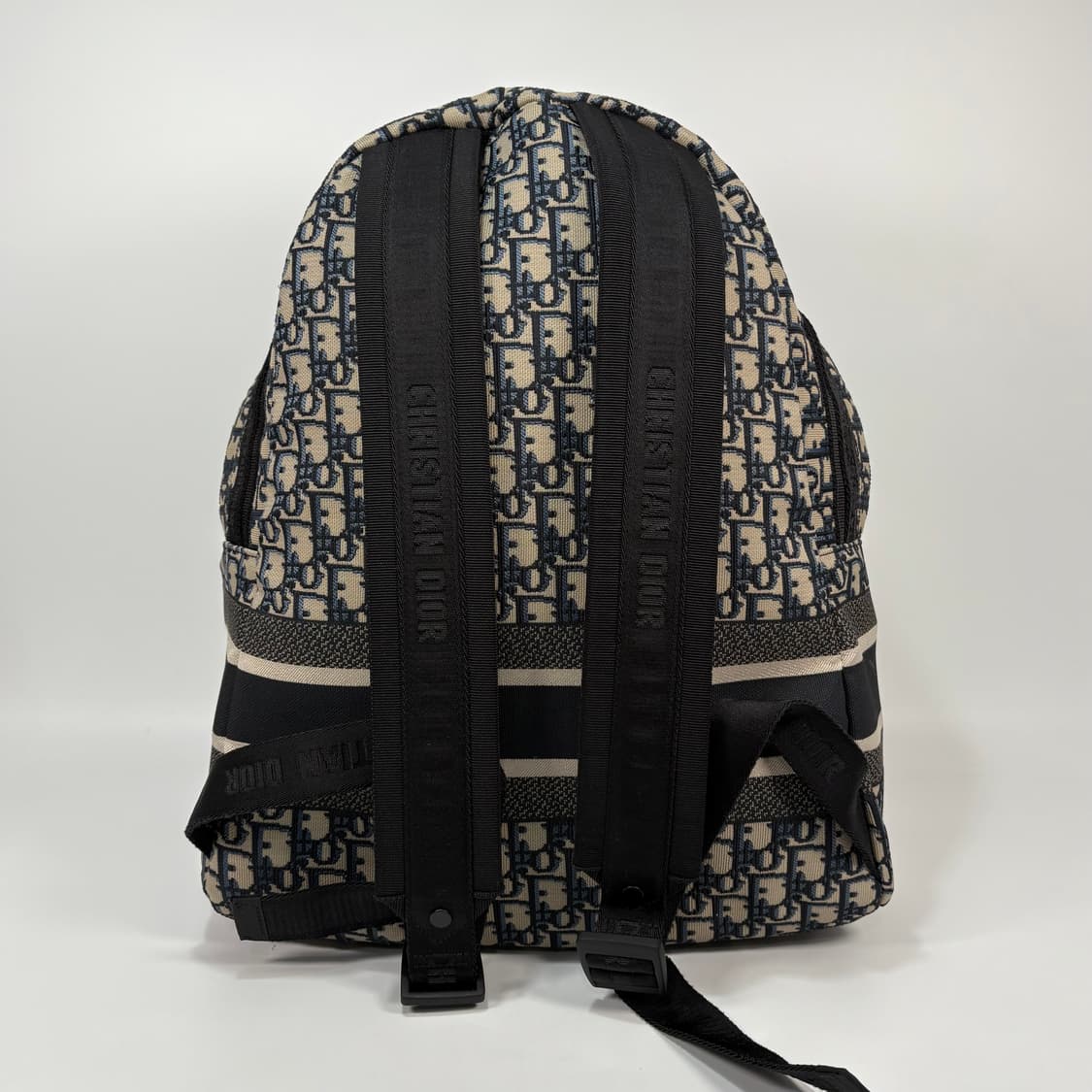 디올 블루 오블리크 트래블 테크니컬 캔버스 백팩 상품이미지5