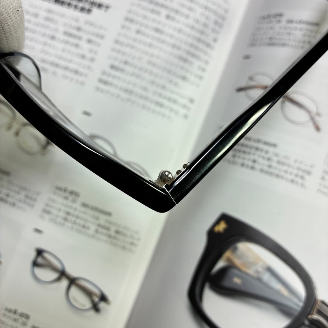 角矢甚治郎作 카도야 진지로 사쿠 일본 장인 셀룰로이드 뿔테 안경 상품이미지4