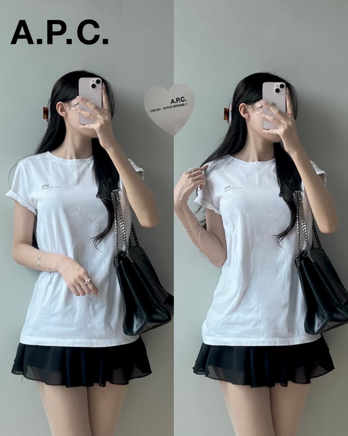 A.P.C  반팔티 상품이미지1