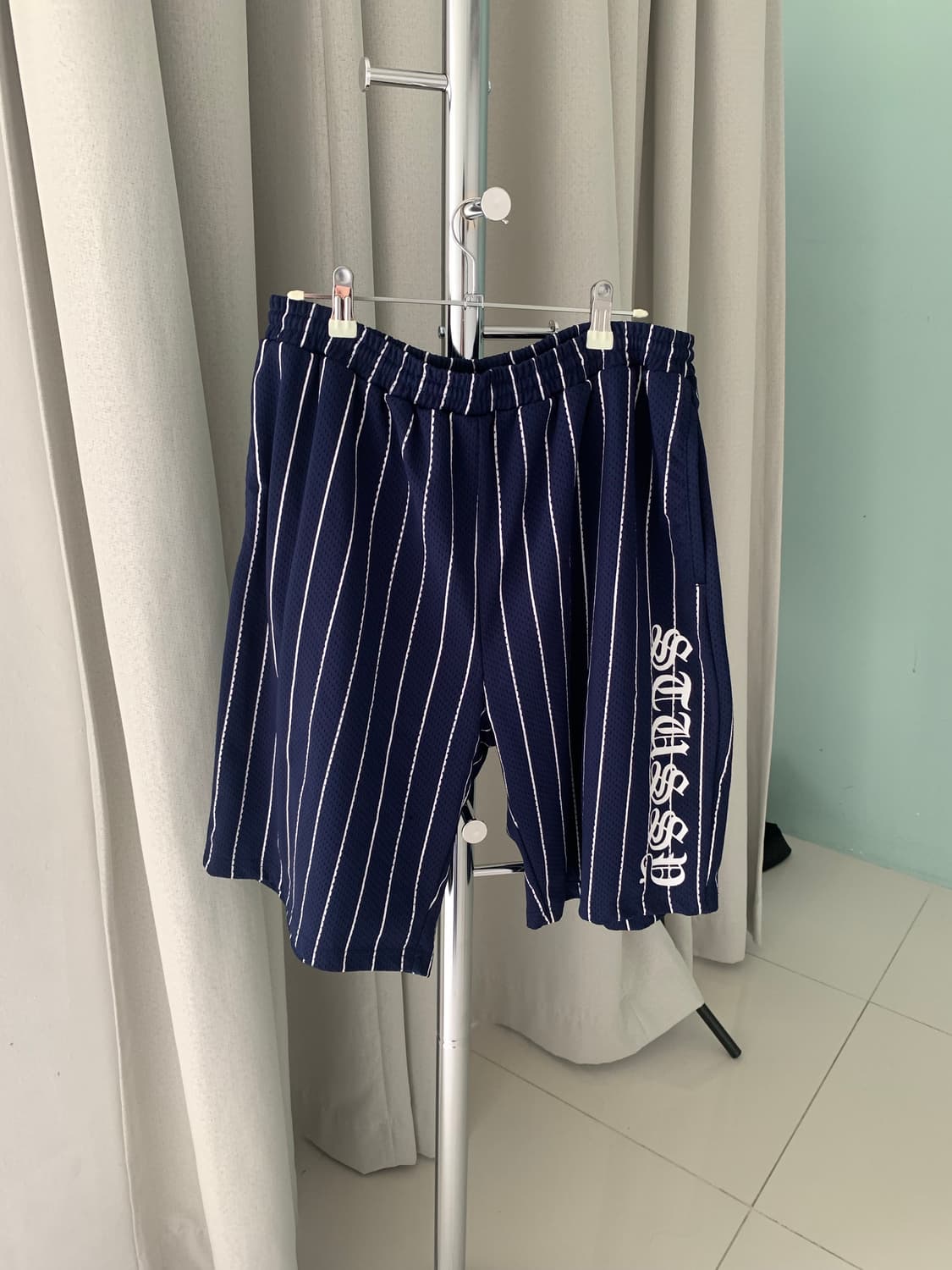 Stussy 올드 스투시 스트라이프 쇼츠 상품이미지1