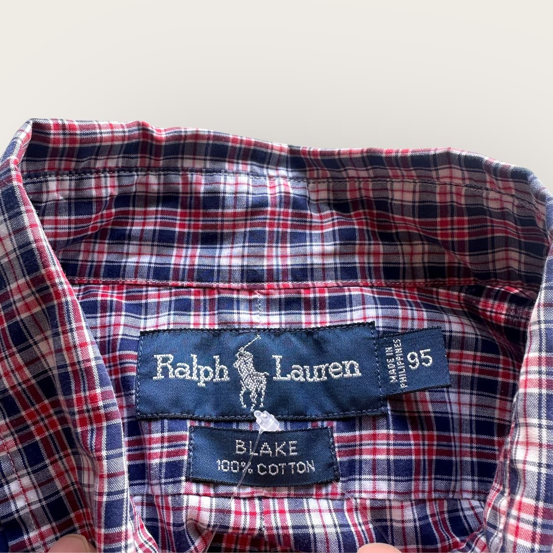 폴로랄프로렌 체크 셔츠 남방 상품이미지3