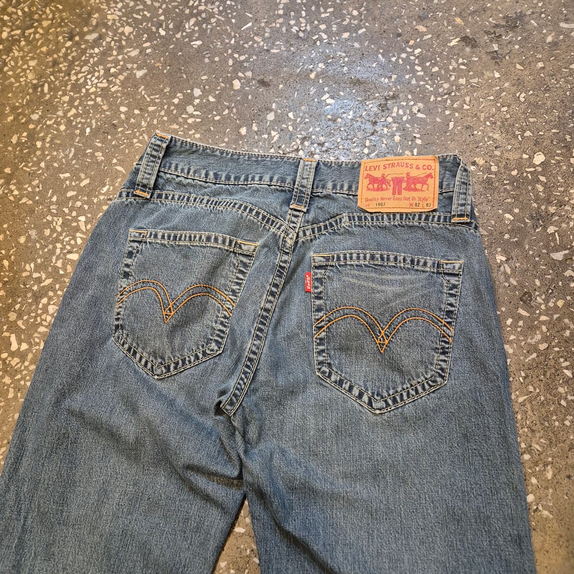 30~31인치 리바이스 1907 부츠컷 워싱청바지  상품이미지7