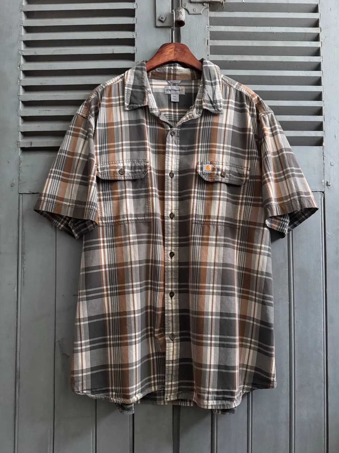[2XL]칼하트 USA 타탄체크 셔츠 상품이미지1