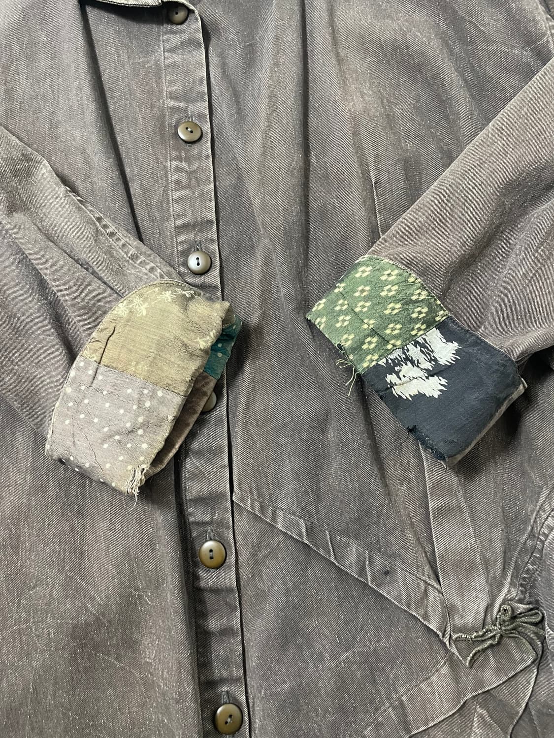 빈티지9. 그런지 룩 셔츠 남방 워싱  상품이미지3