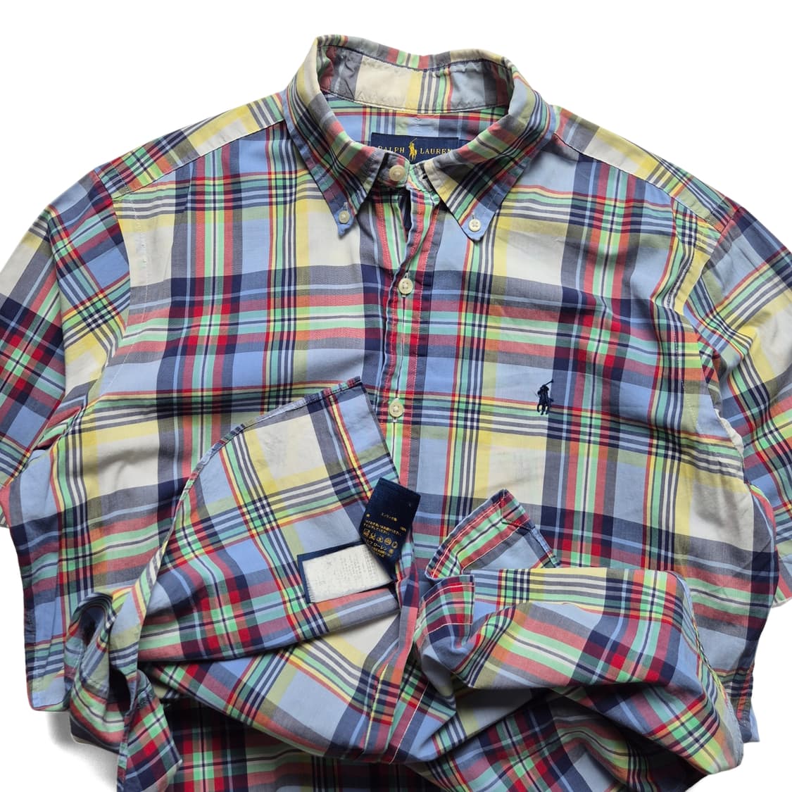 [S] 폴로 랄프로렌 체크 반팔셔츠 상품이미지1