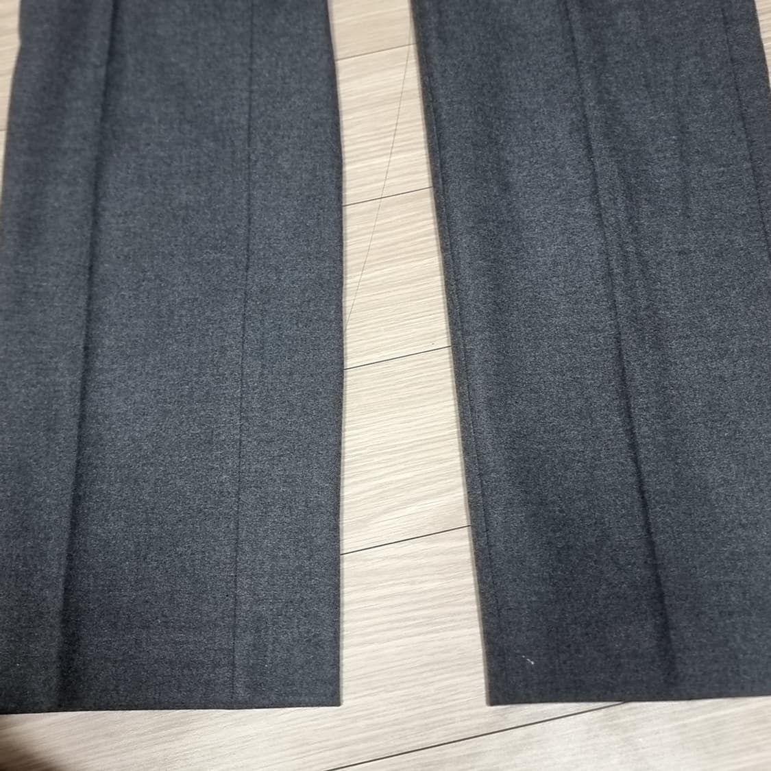 유니클로 회색 모직 바지 슬랙스(실측) 상품이미지3