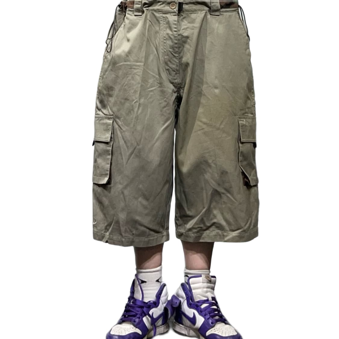 Dark beige cargo half pt 상품이미지1