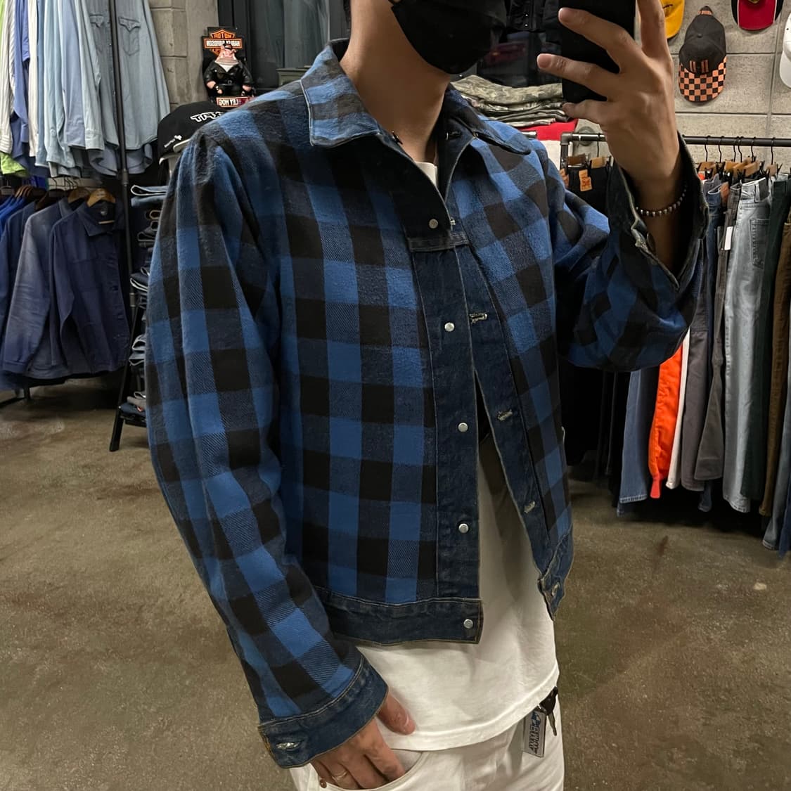 80s USA Levis 데님 트러커 자켓 (100) 상품이미지9