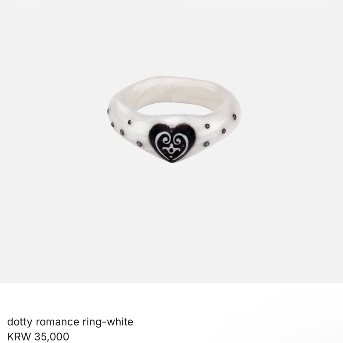 NFF 엔프프 dotty romance ring (14-15호) 상품이미지1
