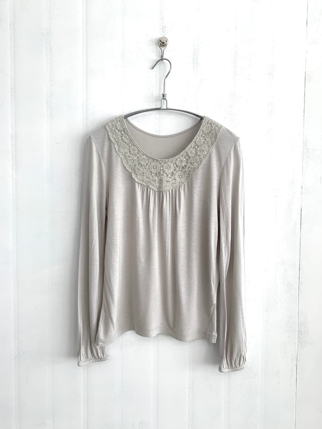 Comme Ca Ism Soft worm-grary long sleeve 상품이미지1