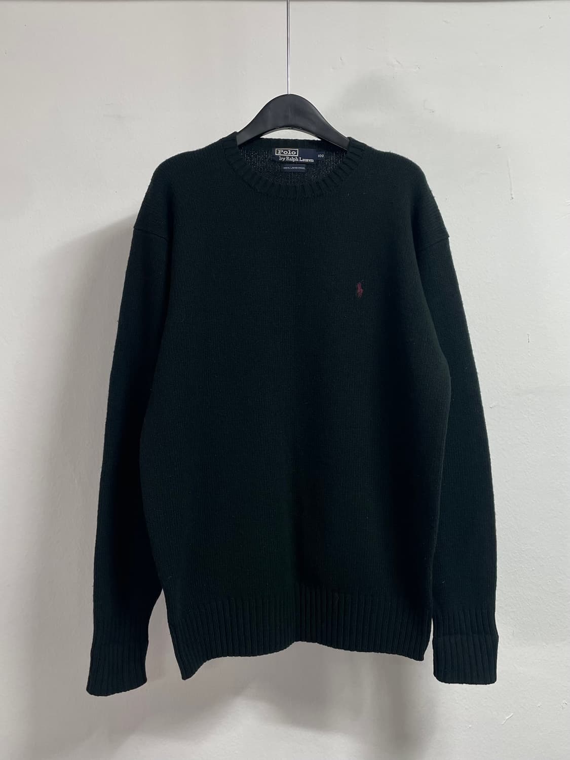 폴로 랄프로렌 딥그린 헤비 울 니트 (on.552) 상품이미지1
