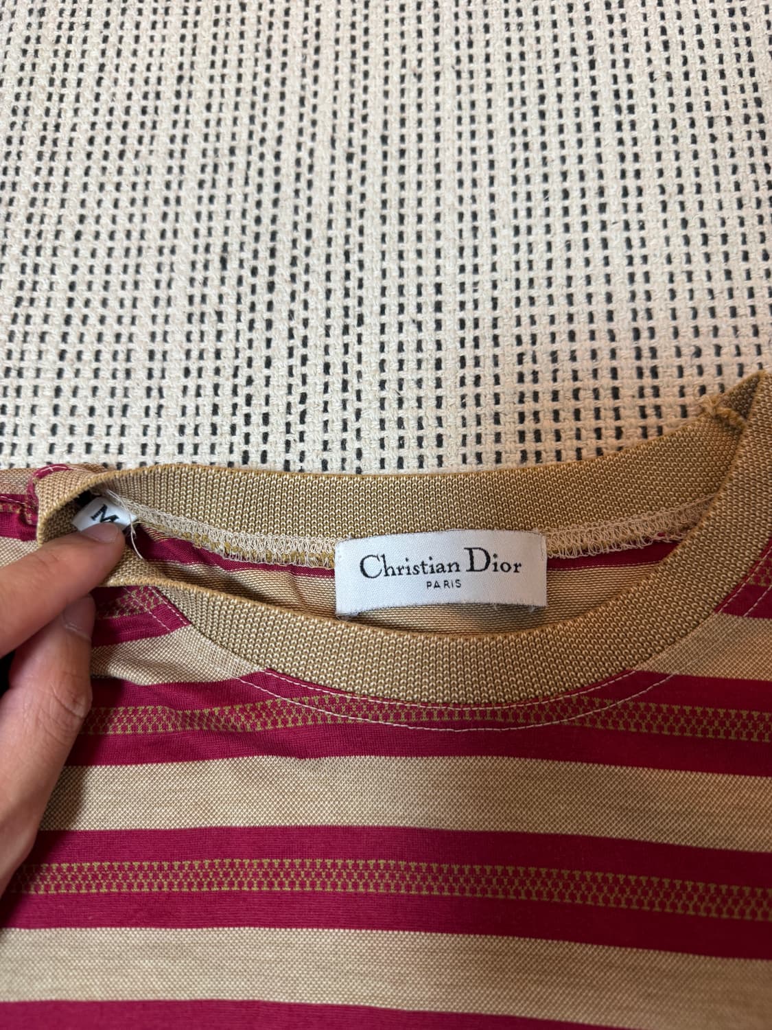 90s 디올 아카이브 스트라이프 티셔츠 상품이미지5