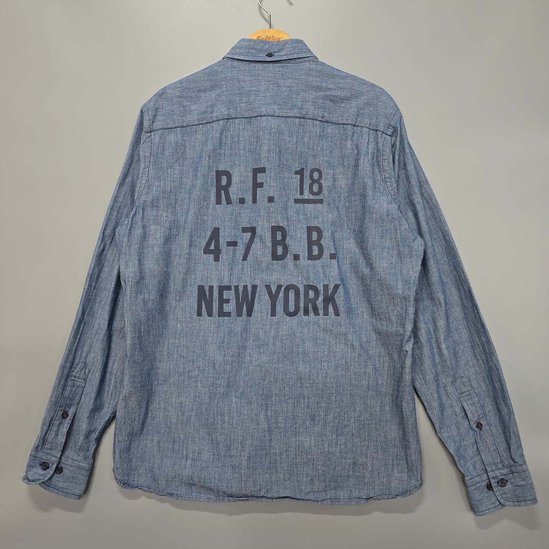 브룩스브라더스(Brooks Brothers) 레드플리스 데님 셔츠 100 상품이미지4