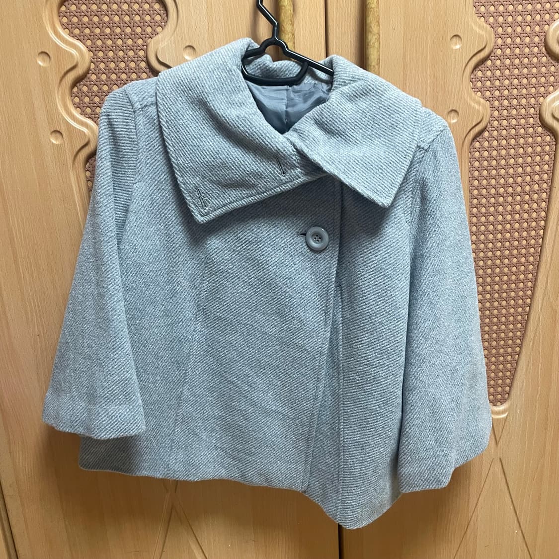 하구미 일본 빈티지 회색 숏코트 상품이미지1