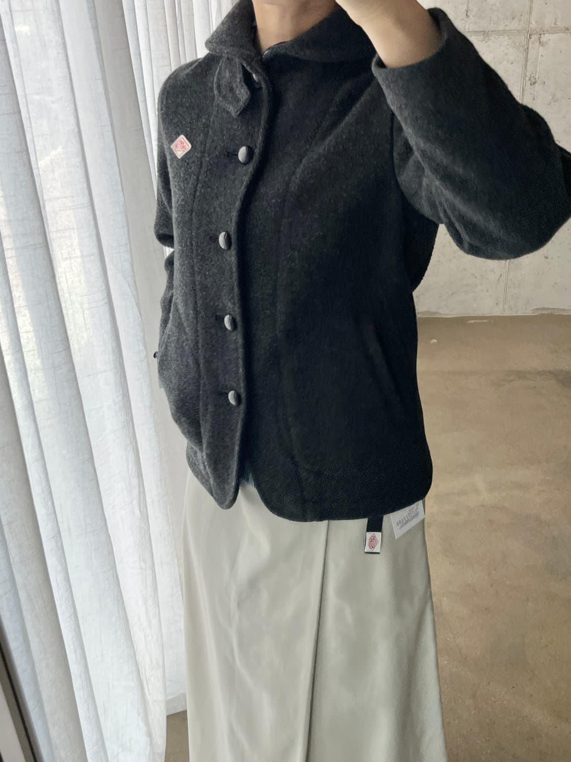 Danton 단톤 울 코트 다크그레이 34 상품이미지4