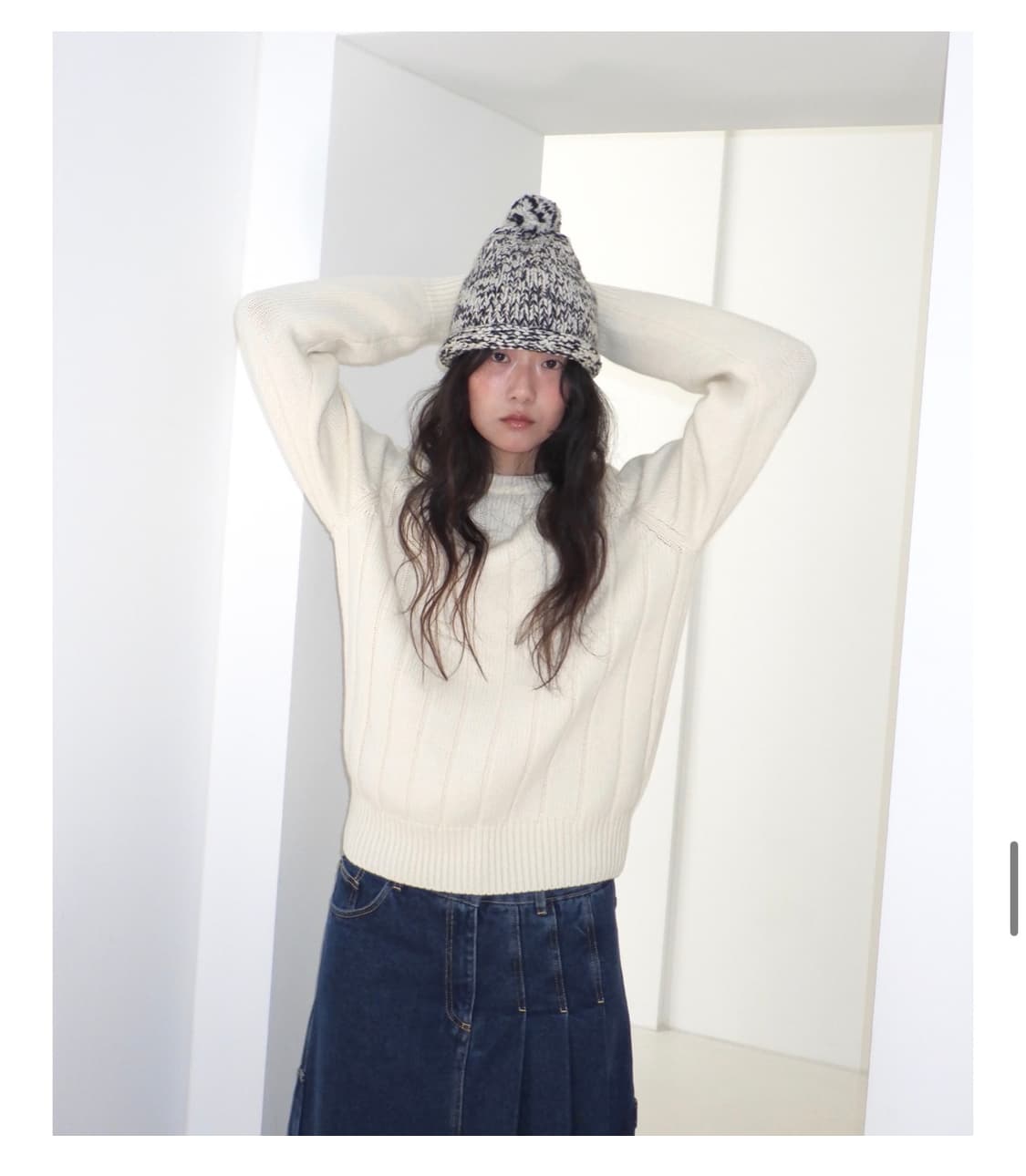 PONYTAIL Jeannes boyfriend sweater 상품이미지2