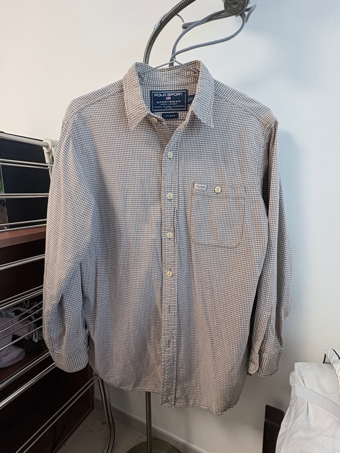 폴로 스포츠 체크 셔츠 상품이미지1