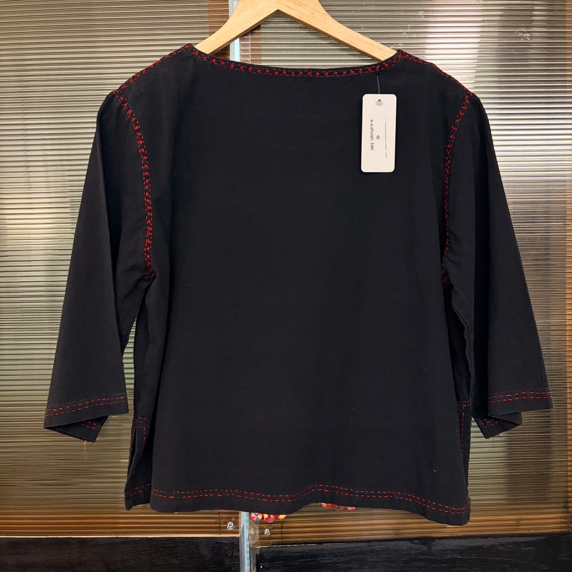 에스닉 리넨 7부 셔츠 상품이미지2