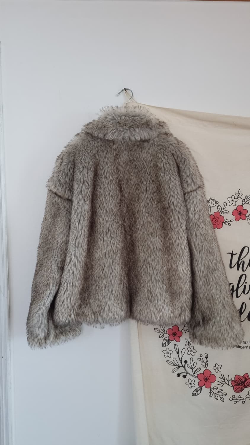 ZARA 폭스퍼 자켓 상품이미지7